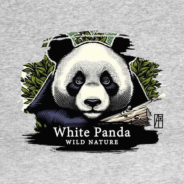 White Panda - WILD NATURE - WHITE PANDA -10 by ArtProjectShop